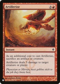 Artillerize (79/175) - The List Reprints