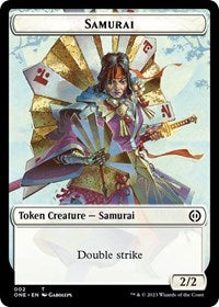 Samurai Token (2) - Phyrexia: All Will Be One