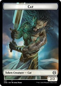 Cat Token (1) - Phyrexia: All Will Be One