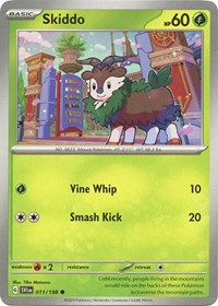Skiddo (011/198) - SV01: Scarlet & Violet Base Set