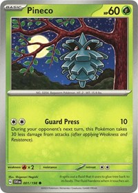 Pineco (001/198) - SV01: Scarlet & Violet Base Set