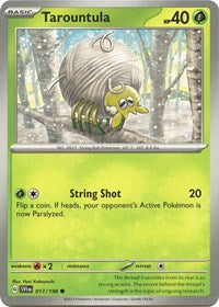 Tarountula 017 198 (017/198) - SV01: Scarlet & Violet Base Set