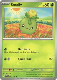 Smoliv 021 198 (021/198) - SV01: Scarlet & Violet Base Set