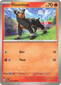 Houndour 033 198 (033/198) - SV01: Scarlet & Violet Base Set