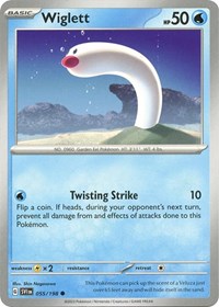Wiglett 055 198 (055/198) - SV01: Scarlet & Violet Base Set