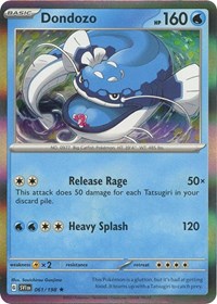 Dondozo 061 198 (061/198) - SV01: Scarlet & Violet Base Set