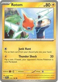 Rotom 070 198 (070/198) - SV01: Scarlet & Violet Base Set