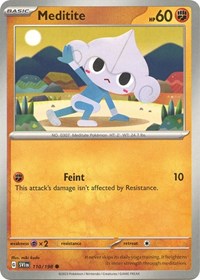 Meditite 110 198 (110/198) - SV01: Scarlet & Violet Base Set
