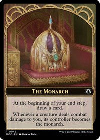 The Monarch Shapeshifter Double sided Token (46 //12) - Commander: March of the Machine