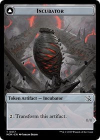 Incubator 0017 Phyrexian 0017 Double Sided Token (17) - March of the Machine