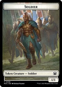 Soldier Insect Double sided Token (8 // 31) - Commander: March of the Machine