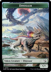 Dinosaur Token (7) - March of the Machine