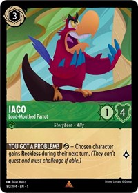 Iago - Loud-Mouthed Parrot (80/204) - The First Chapter