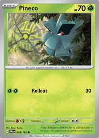Pineco (004/193) - SV02: Paldea Evolved