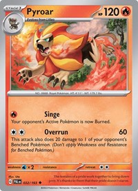 Pyroar 032 193 (032/193) - SV02: Paldea Evolved