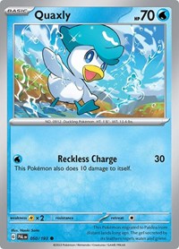 Quaxly 050 193 (050/193) - SV02: Paldea Evolved