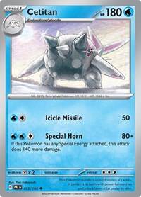 Cetitan 055 193 (055/193) - SV02: Paldea Evolved