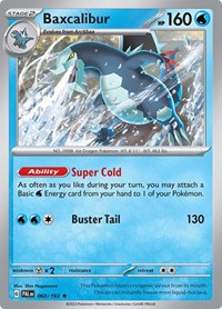 Baxcalibur 060 193 (060/193) - SV02: Paldea Evolved