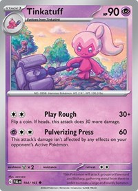 Tinkatuff 104 193 (104/193) - SV02: Paldea Evolved