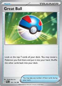 Great Ball (183/193) - SV02: Paldea Evolved