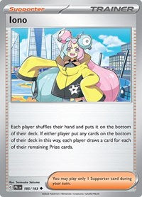 Iono 185 193 (185/193) - SV02: Paldea Evolved