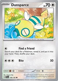 Dunsparce (156/193) - SV02: Paldea Evolved