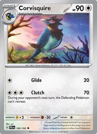 Corvisquire (165/193) - SV02: Paldea Evolved