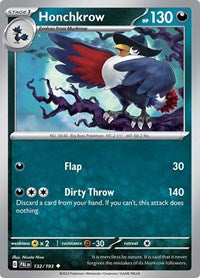 Honchkrow (132/193) - SV02: Paldea Evolved