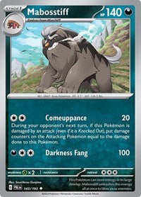 Mabosstiff (143/193) - SV02: Paldea Evolved