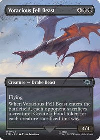 Voracious Fell Beast Borderless (422) - Universes Beyond: The Lord of the Rings: Tales of Middle-earth
