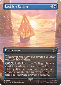 Lost Isle Calling Borderless (444) - Universes Beyond: The Lord of the Rings: Tales of Middle-earth