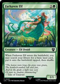 Farhaven Elf (243) - Commander: The Lord of the Rings: Tales of Middle-earth