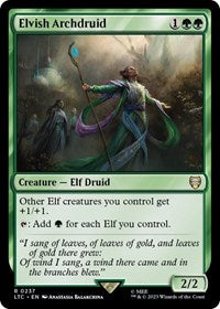 Elvish Archdruid (237) - Commander: The Lord of the Rings: Tales of Middle-earth