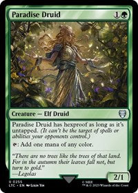 Paradise Druid (255) - Commander: The Lord of the Rings: Tales of Middle-earth