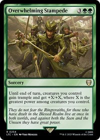Overwhelming Stampede (254) - Commander: The Lord of the Rings: Tales of Middle-earth
