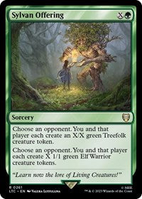 Sylvan Offering (261) - Commander: The Lord of the Rings: Tales of Middle-earth