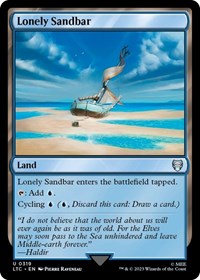 Lonely Sandbar (319) - Commander: The Lord of the Rings: Tales of Middle-earth