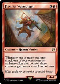 Frontier Warmonger (217) - Commander: The Lord of the Rings: Tales of Middle-earth