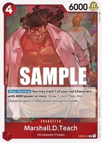 MarshallDTeach (OP03-012) - Pillars of Strength