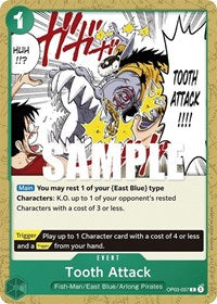 Tooth Attack (OP03-037) - Pillars of Strength