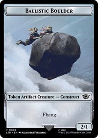 Ballistic Boulder Token (8) - Universes Beyond: The Lord of the Rings: Tales of Middle-earth