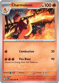 Charmeleon 005 165 (005/165) - SV: Scarlet & Violet 151