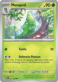 Metapod (011/165) - SV: Scarlet & Violet 151