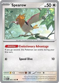 Spearow (021/165) - SV: Scarlet & Violet 151