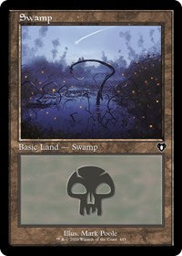 Swamp 445 Retro Frame (445) - Commander Masters