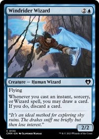 Windrider Wizard (134) - Commander Masters