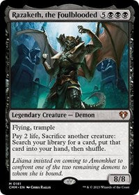 Razaketh the Foulblooded (181) - Commander Masters