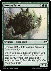 Krosan Tusker (302) - Commander Masters