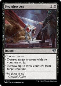 Heartless Act (166) - Commander Masters