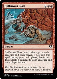 Sulfurous Blast (262) - Commander Masters